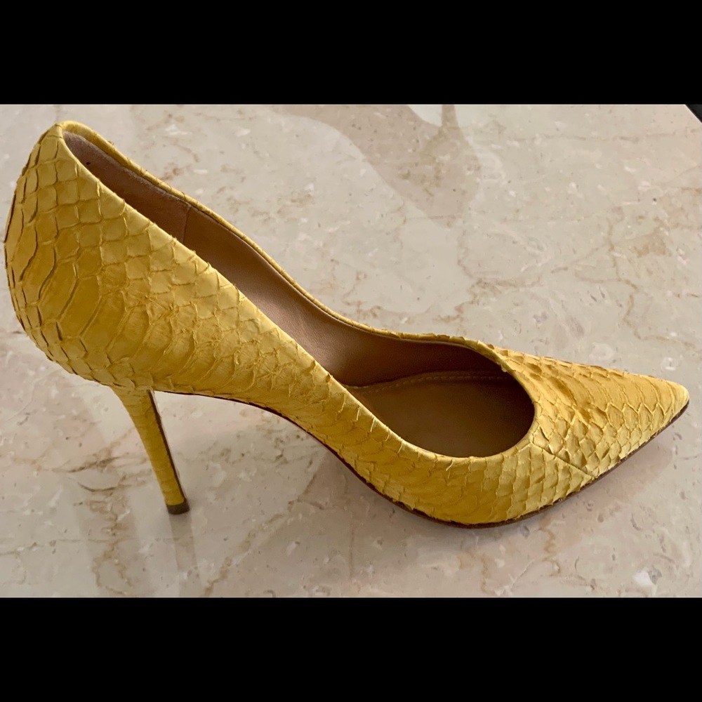 Salvatore Ferragamo Yellow Python Snake - Picture 3 of 7